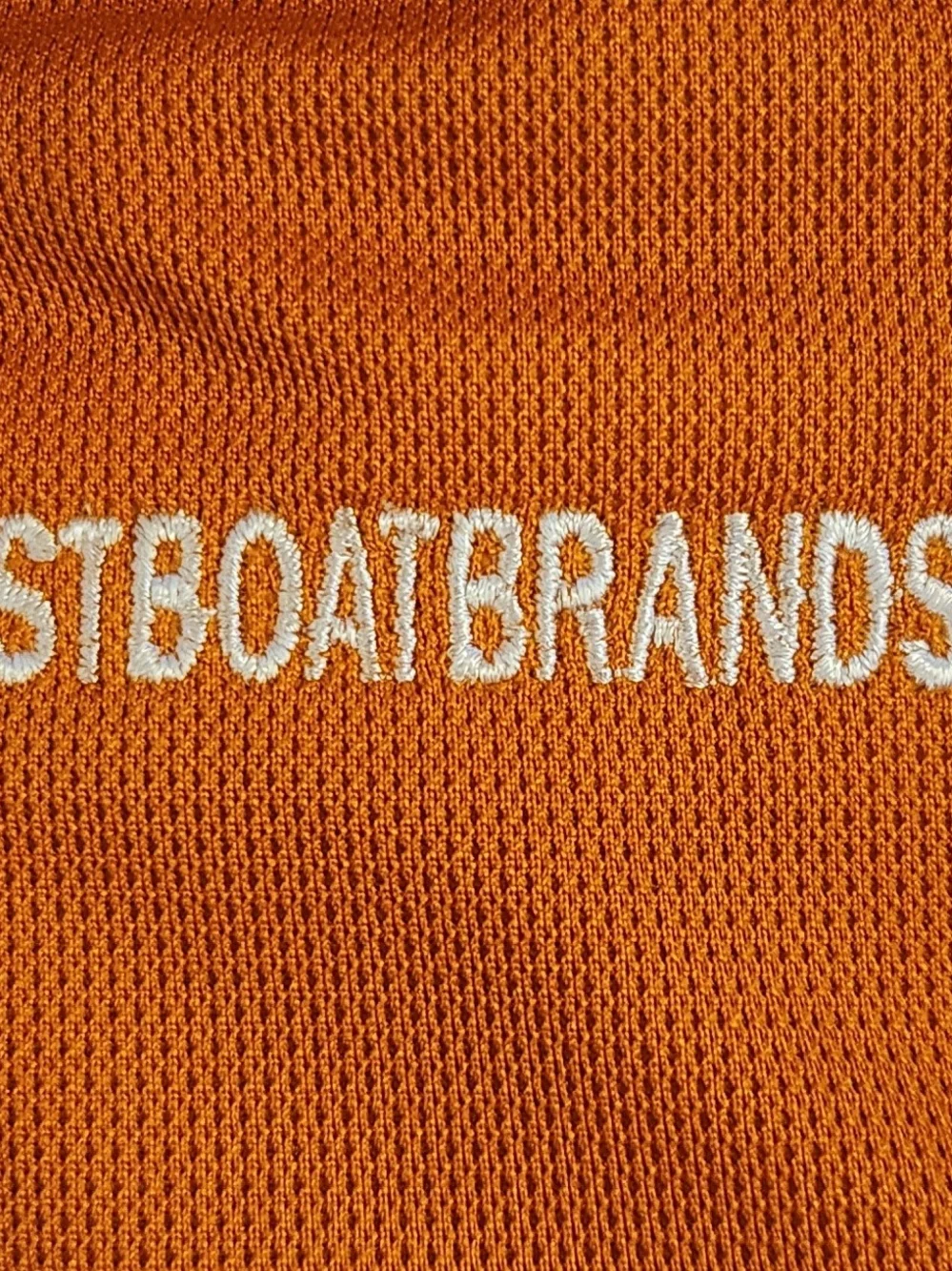 Nike Men's Orange Short-Sleeve Polo with Subtle Chest Logo